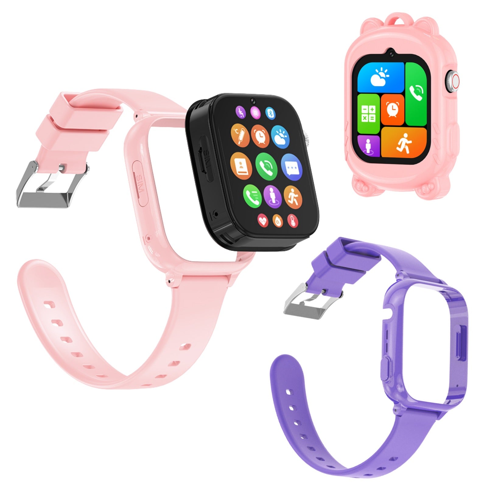 GPS Horloge Pro 2.0 - Roze - Smartwatch