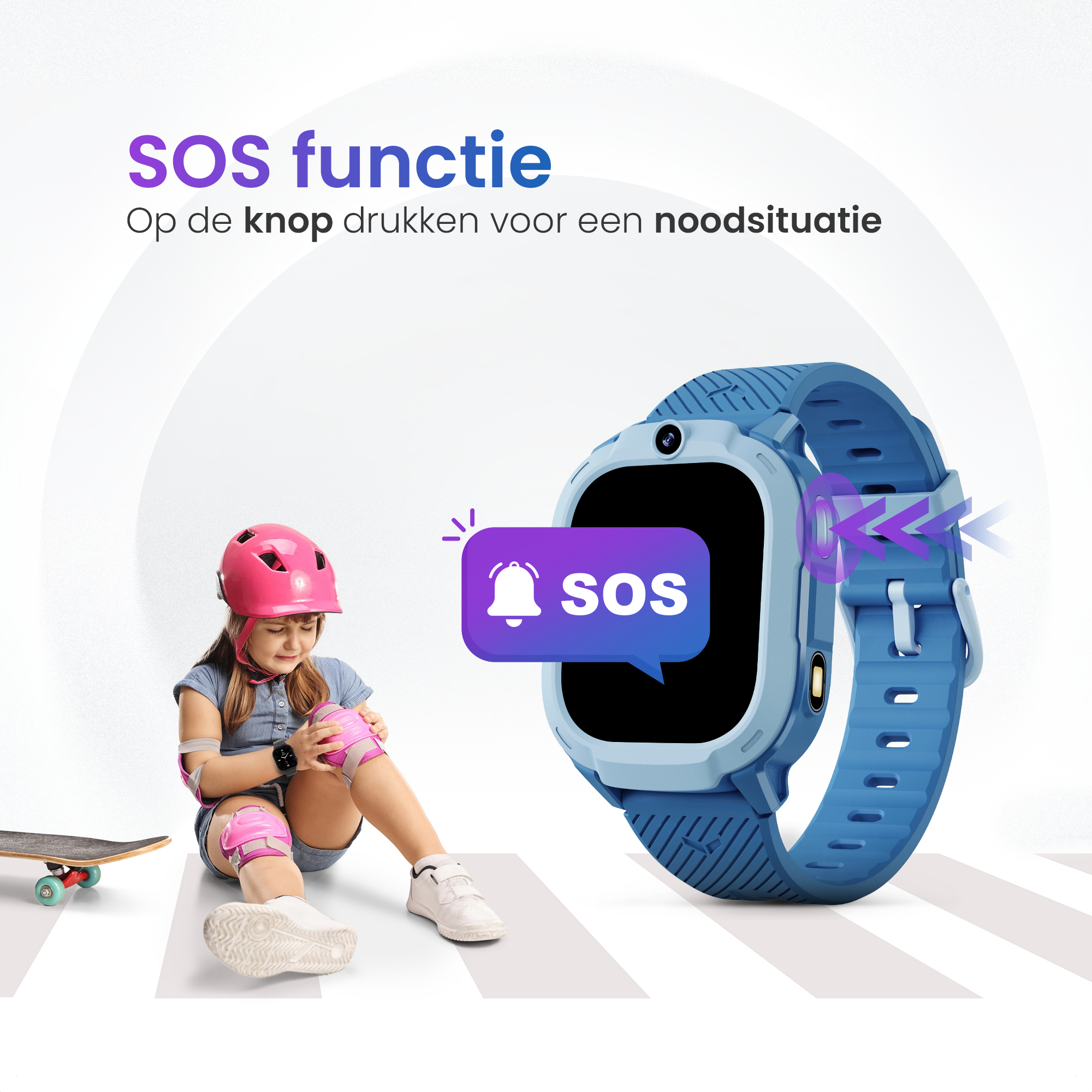 GPS Horloge Pro X - Blauw - Smartwatch Kinderen