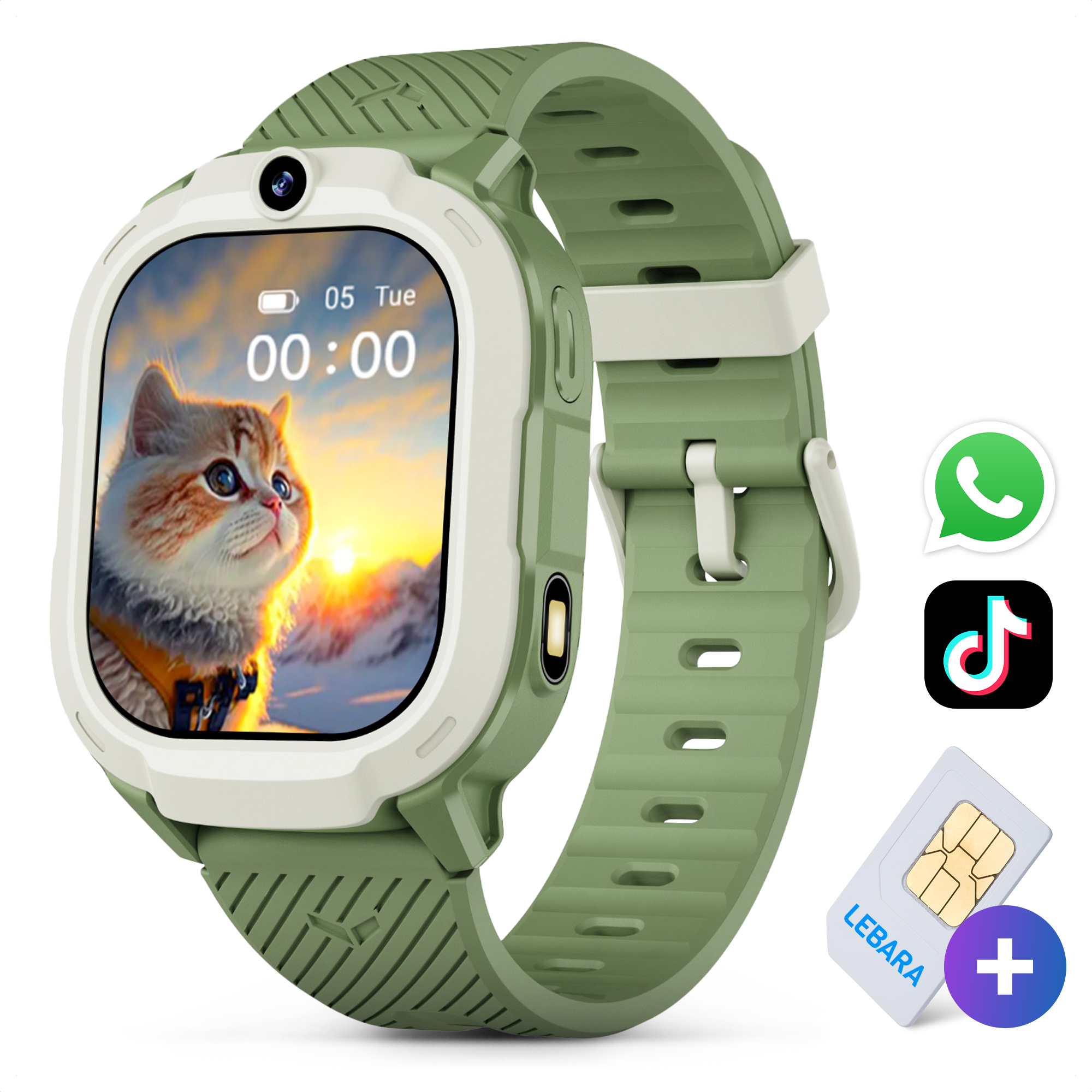 GPS Horloge Pro X - Groen - Smartwatch Kinderen