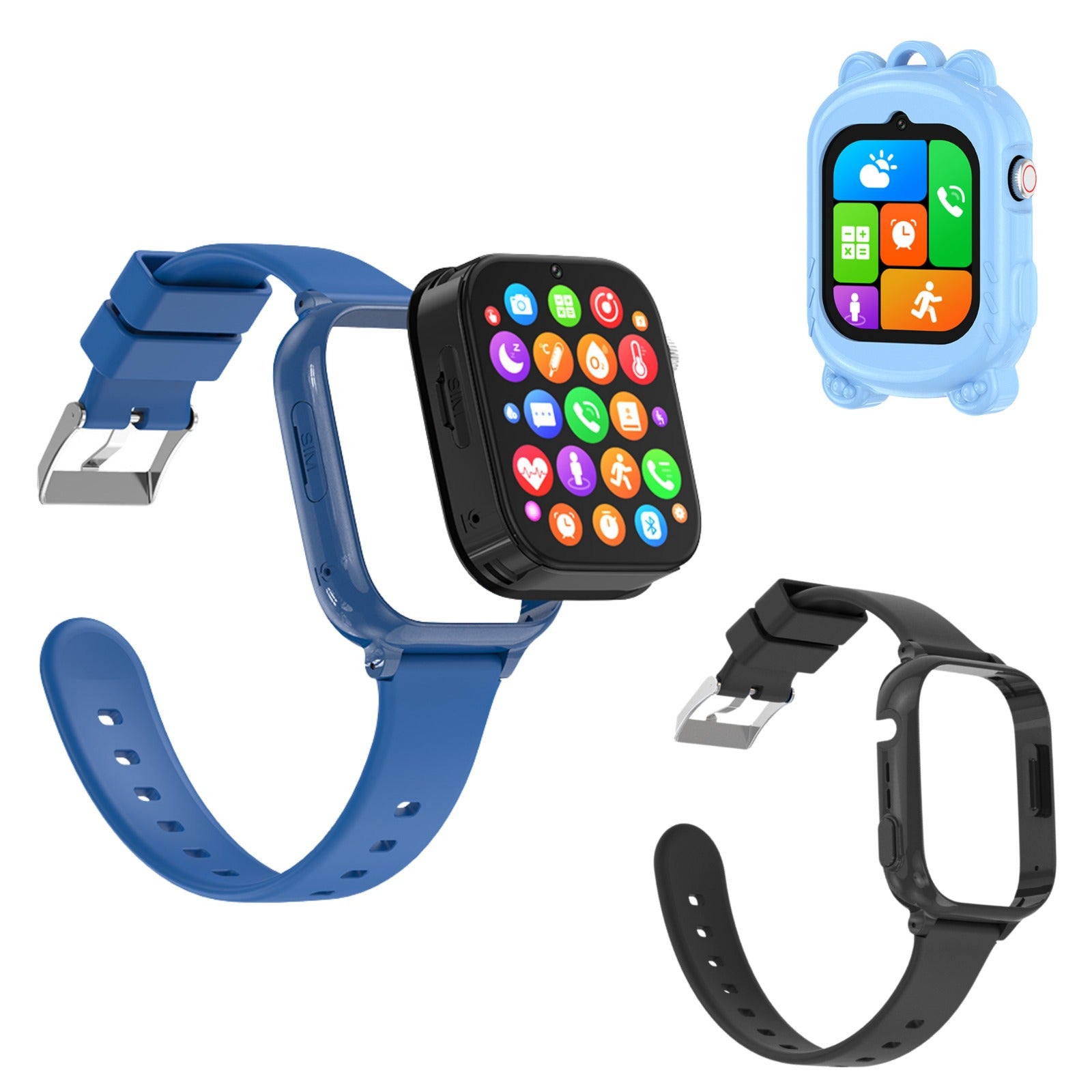 GPS Horloge Pro 2.0 - Blauw - Smartwatch