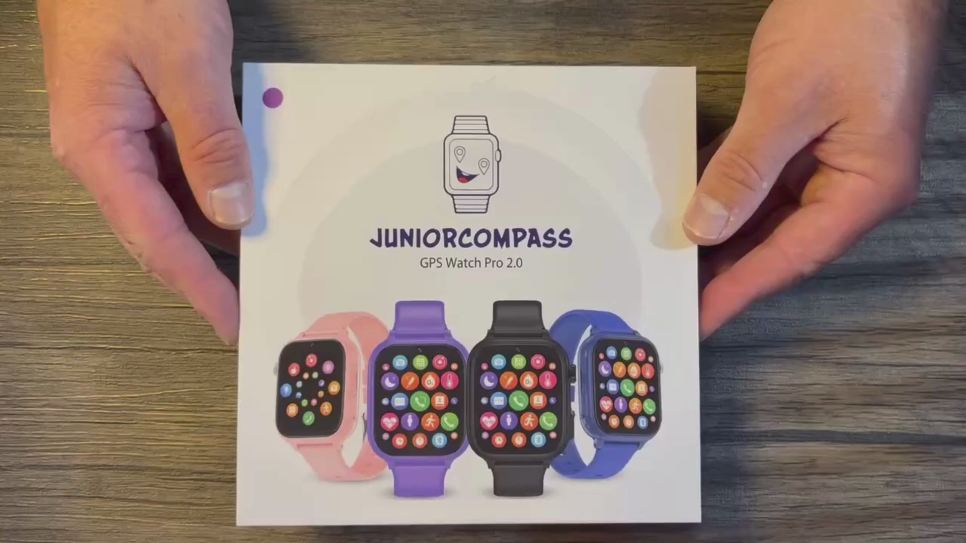 Pro 2.0 - Purple/Black - GPS Watch for Kids - Junior Compass